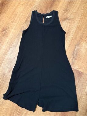 Madewell Black Sleeveless Mini Dress Romper